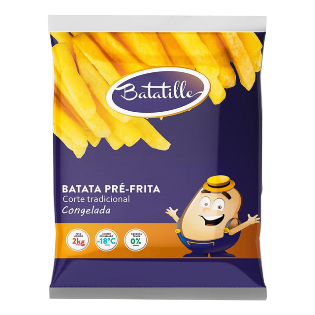 Batata Pré-Frita Congelada 9mm